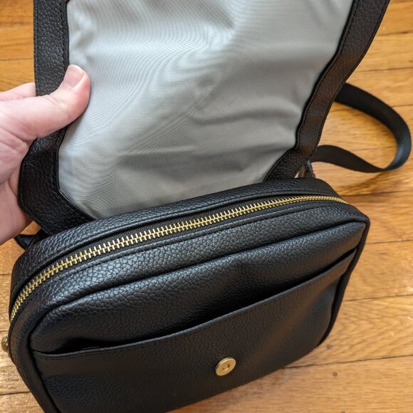 Freshly picked park pack crossbody black leather bag - Picture 6 of 10